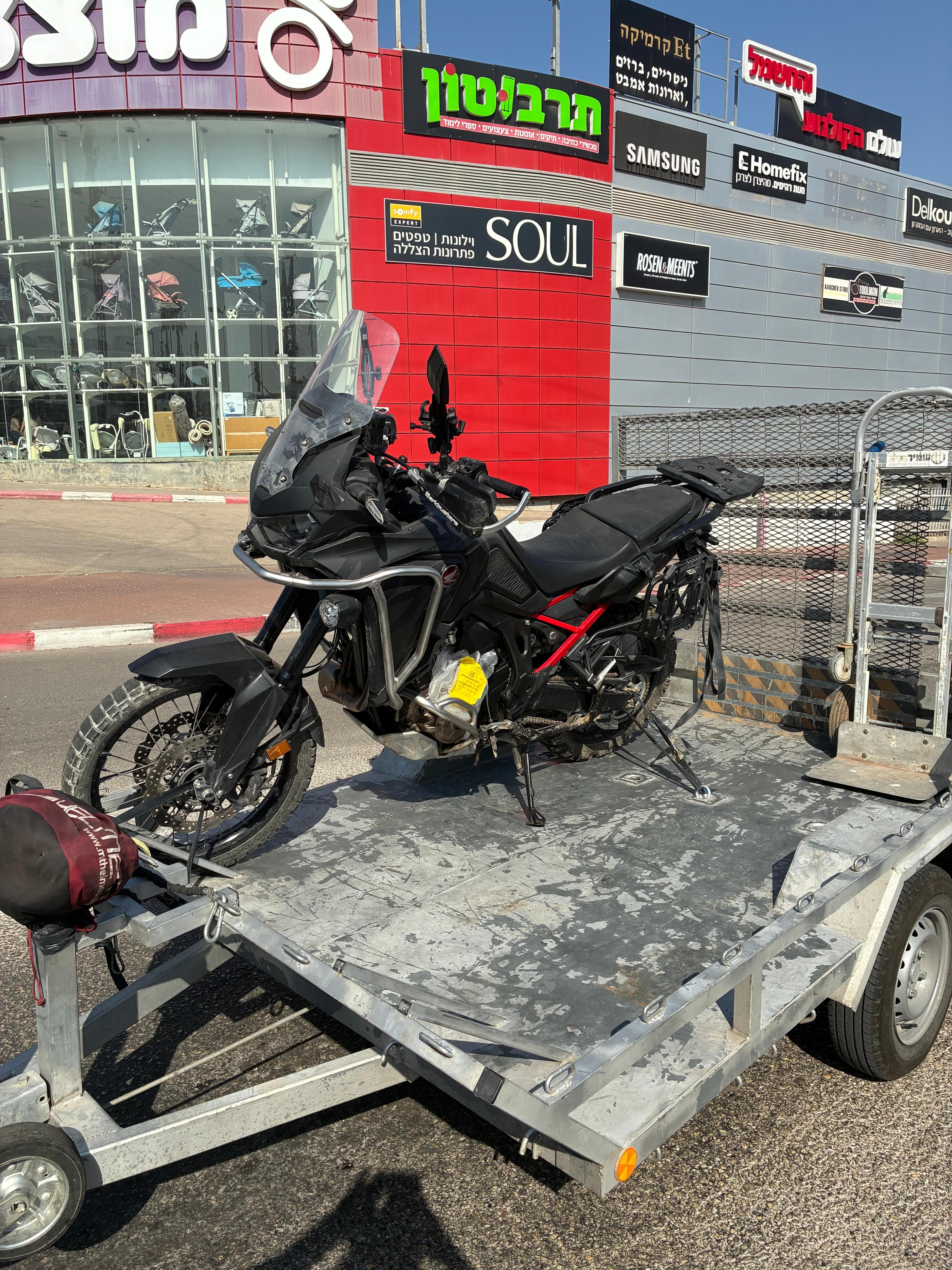 העברת אופנוע ישן